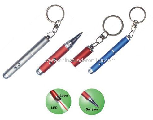 Laser Pen with LED Keychain from China