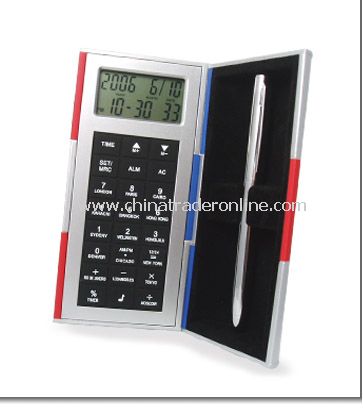 Magic Box With Calculator And World Time Clock