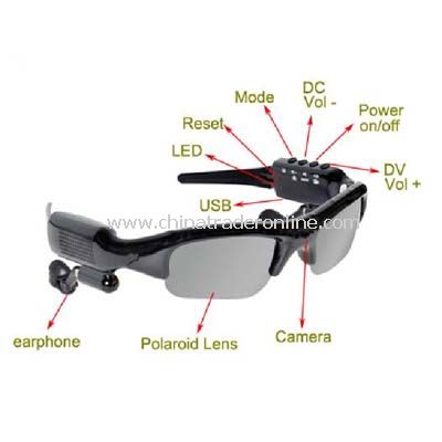 MP3,bluetooth,FM,take photo,video recorder sunglasses