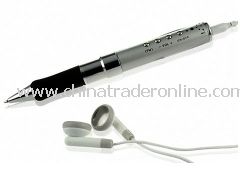 Super MP3 Voice Recorder Pen 2GB with Rubber Grip and FM Tuner