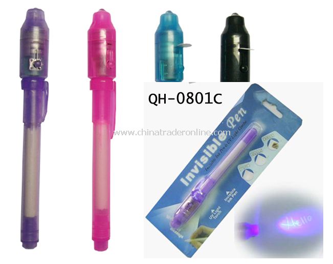 Description: UV pen with invisible ink, Invisible Ink Pen, 