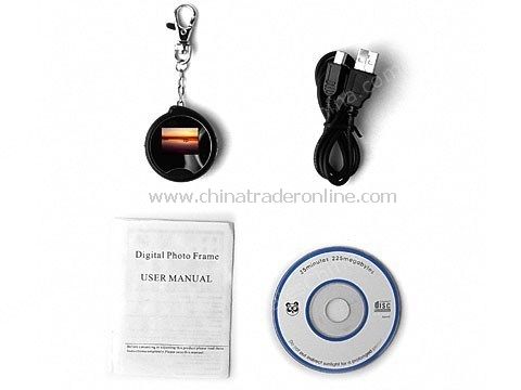 8 MB Mini Digital Photo Keychain With 1.1 Inch CTSN LCD Screen