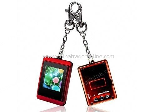 Red 1.5 Inch Mini Keychain Photo Frame 8MB