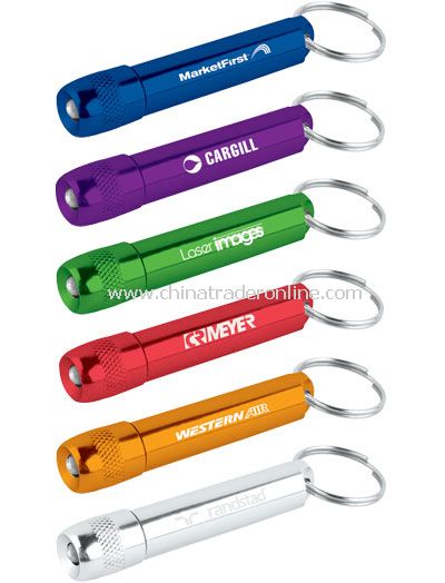 Classic Aluminum LED Flashlight Keychain from China