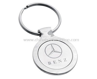 Classic Circle Engraved Keychains