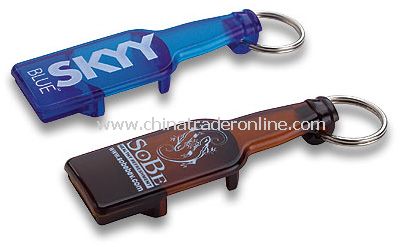 Bottle Shaped Opener Keychain