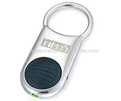 Pull-&-Twist Keychain with Green Light from China