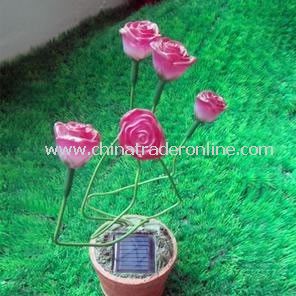 Solar Flower Light, Solar Decorative Light, Solar Art Light, Solar Sculpture Light from China