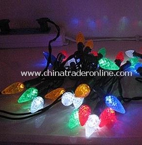 Solar Light String,( Strawberry shape、50heads), Solar Christmas Light, Solar Rope Light from China