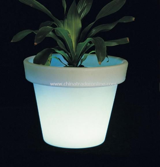 solar flower pot