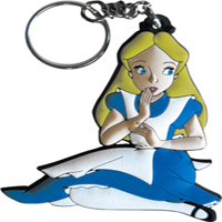 Alice in Wonderland Alice Keychain & Keyring from China