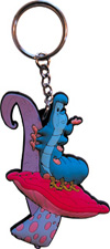 Alice in Wonderland Caterpillar Keychain & Keyring