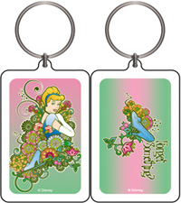 Cinderella Flowers Keychain & Keyring