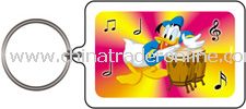 Donald Duck Bongos Keychain & Keyring