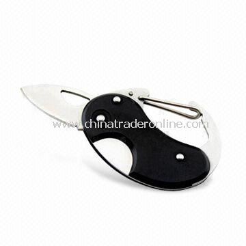 Mini Multifunctional Tool with Keyring, Bottle Opener, and Knife Blade