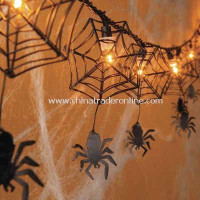 Solar Halloween Light(Cobweb)