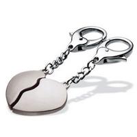 Heart Keychain & Keyring - Broken Two Piece Love Charm