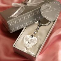 Heart Keychain & Keyring - Crystal