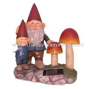 Solar Dwarf Light, Solar Resin Light, Solar Sculpture Light, Solar Decorative Light from China