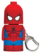 Spiderman Stackems Keychain & Keyring