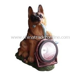 Solar Dog Light, Solar Animal Light, Solar Pet Light, Solar Resin Light, Solar Sculpture Light