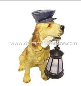 Solar Dog Light, Solar Animal Light, Solar Pet Light, Solar Resin Light, Solar Sculpture Light