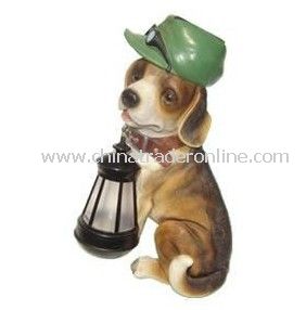 Solar Dog Light, Solar Animal Light, Solar Pet Light, Solar Resin Light, Solar Sculpture Light from China