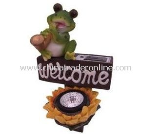 Solar Frog Light, Solar Animal Light, Solar Pet Light, Solar Resin Light, Solar Sculpture Light from China