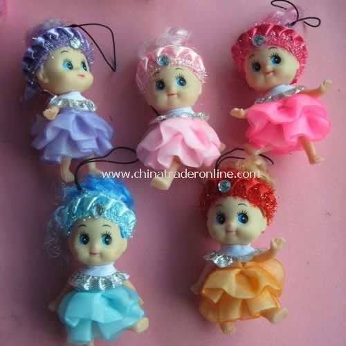 Doll Mobile Phone Charm from China