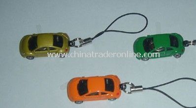 Mobile Phone Straps With Mini Flash Cars