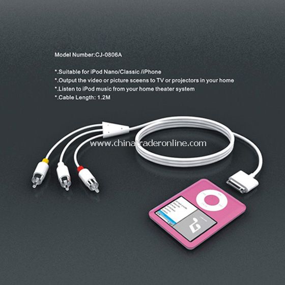 AV Cable for iPod