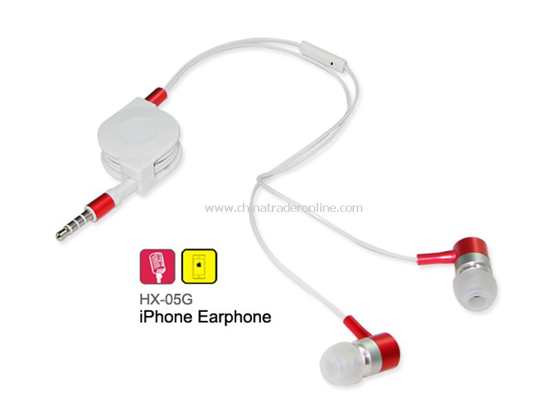 Retractable Earphone for iPhone from China