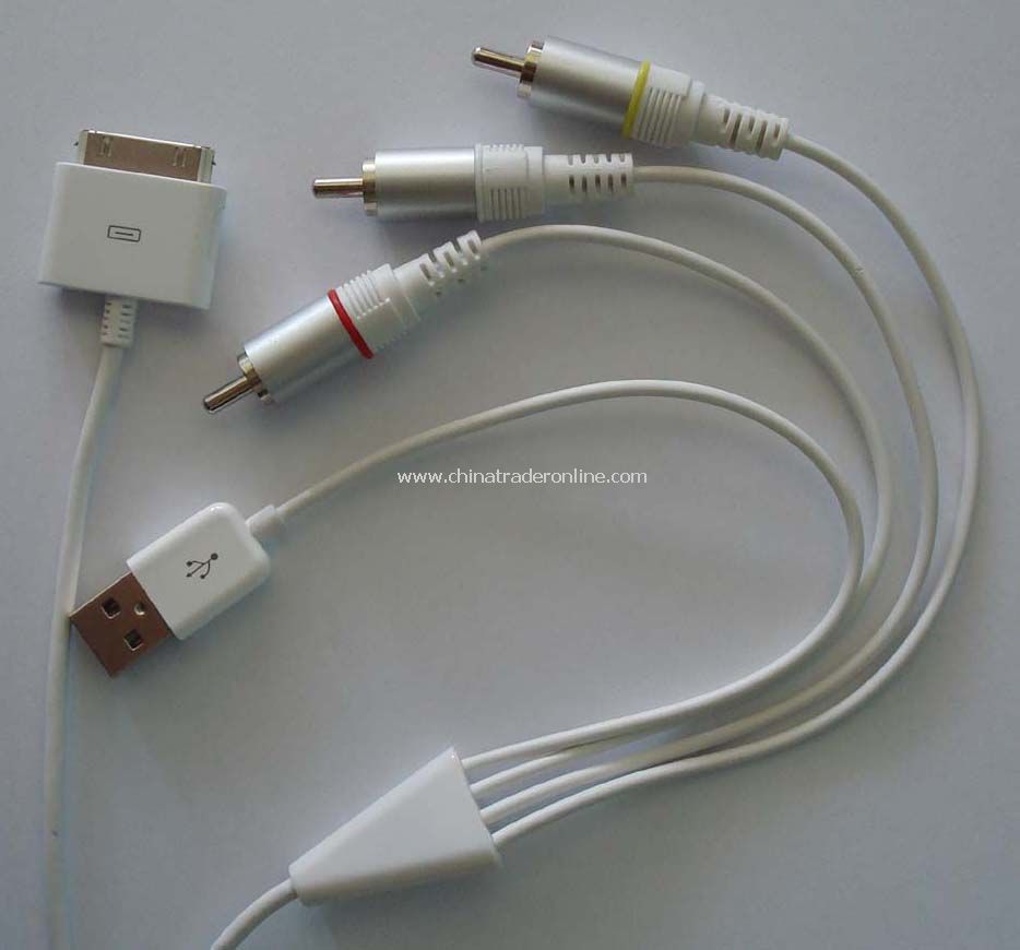 USB and AV Cable for iPhone