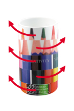 Sliding Puzzle Pencil Pot