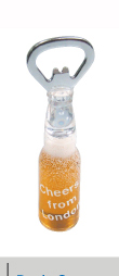 Aqua liquid Beer Opener