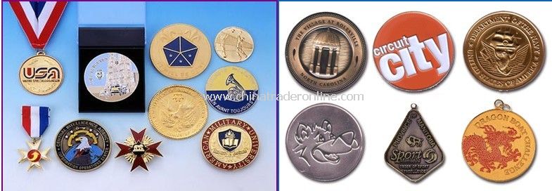 Custom Medals / Medallions and Coins from China