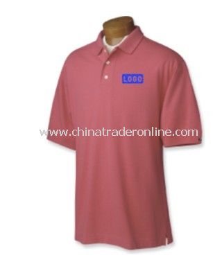 Mens Tournament Pique Polo Shirt