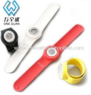 silicone slap watch