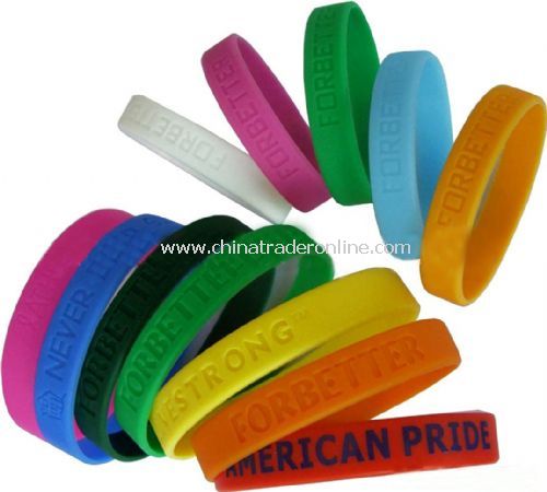 silicone wristband from China