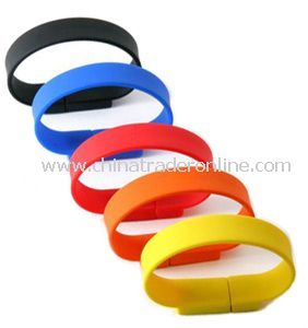 USB Silicone Bracelet & Wristband from China