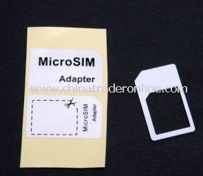 Apple iPhone 4 / Apple iPad 3G Micro SIM Card Adapter from China