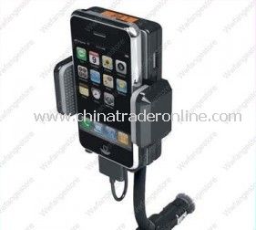 Car Mount Holder FM Transmitter Charger for iPhone 4 4G from China