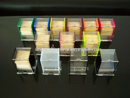 Acrylic Toothpick Dispenser from China