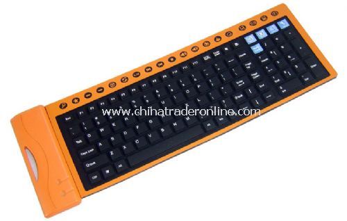 125-key office flexible keyboard