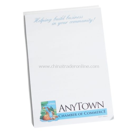 3M Note Pad - 4 x 6, 25 Sheets, Sticky from China