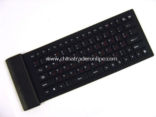 84-key slim flexible keyboard