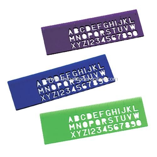 6-inch Stencil Ruler Model No.:CTO34106 Description: Keep little hands busy 