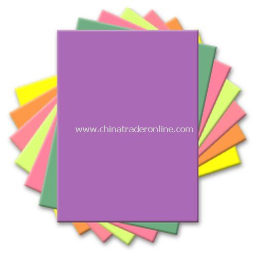 Custom Printed 25-Sheet Neon Post-It Note Pad from China