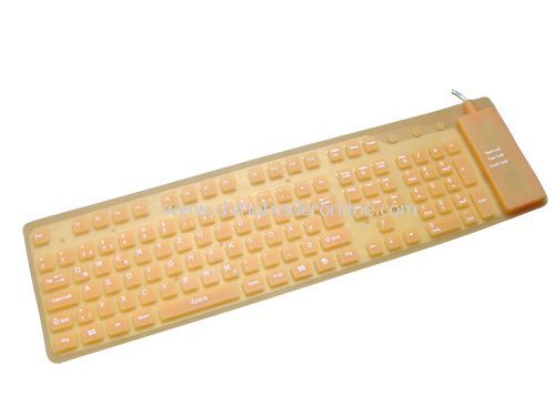 109-key flexible keyboard