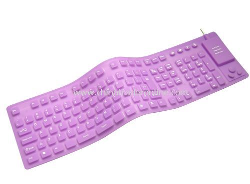 116-key flexible keyboard with Built-in Mouse from China